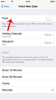 Turn off push
