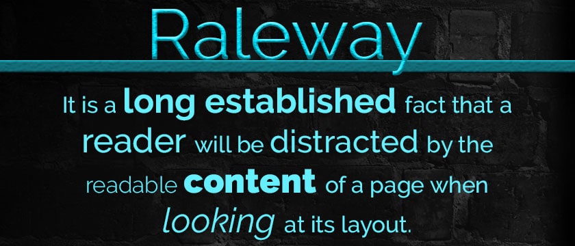 raleway